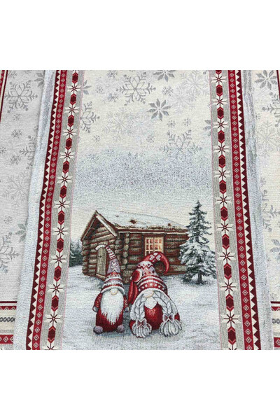 Rizdviani Skrzaty, gobelinowy świąteczny bieżnik