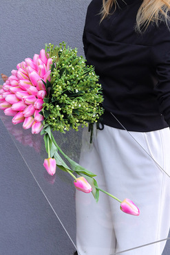 Tulippo Clear Design Candy, dekoracja nagrobna na płycie, wym.90x35cm 