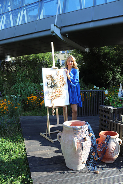 Seaside Net, dekoracyjna sieć rybacka