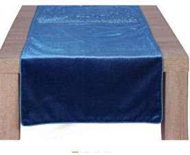 bieżnik Crystal Turkus, wym. 45x150cm