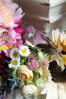 Joyfull Flowers, wiosenny wianek dekoracyjny