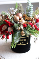 Królewski Glamour, flowerbox świąteczny LED