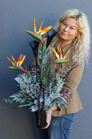 Angelo Garden Black Strelizia, komplet dekoracji nagrobnych