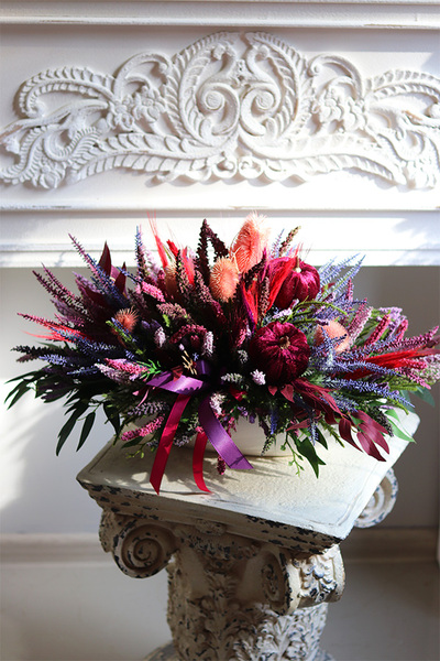 Jesień w Górach, jesienna kompozycja z wrzosami