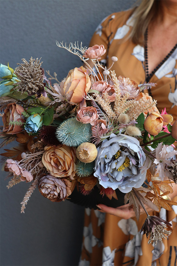 Heffa, jesienna kompozycja kwiatowa