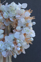 Benicia, biały jesienny wianek