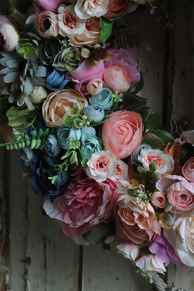 Caryca Katarina 2, bogaty wianek na drzwi z chwostem