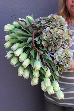 Green Love Saute, serce nagrobne do dinicy, wym.60x45cm