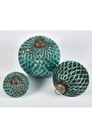 Bosco Bombka turkusowa świąteczne szklane bombki