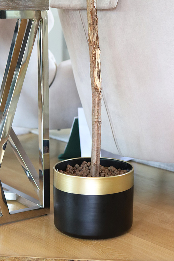 Drzewko Oliwne Black&Gold, sztuczna roślina w donicy