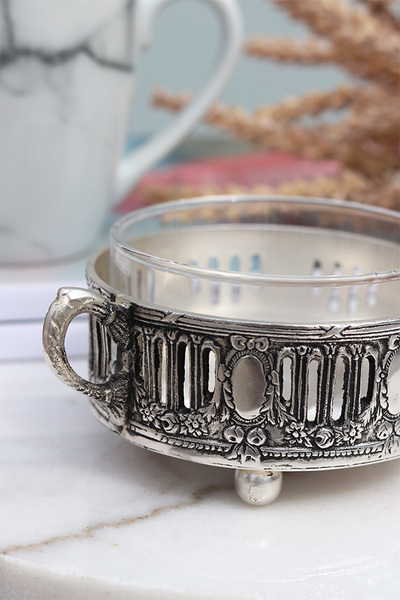 cukiernica posrebrzana Stella