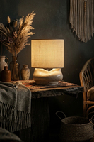nowoczesna lampa stołowa ceramiczna