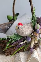 Coco Crochet, dekorowany koszyczek wielkanocny