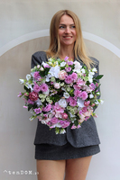 Uroczek, kwiatowy wianek na drzwi