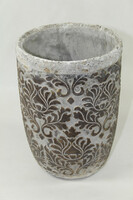 Arabesque H, cementowa doniczka / osłonka, wym. 22.5x16x16cm