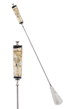 Norfolk, elegancka łyżka do butów, metalowa, dł.60cm