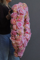 Rosmerta, duży różowy wianek serce