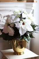 Gwiazda Betlejemska Cooler Gold, wysokiej jakości sztuczna roślina