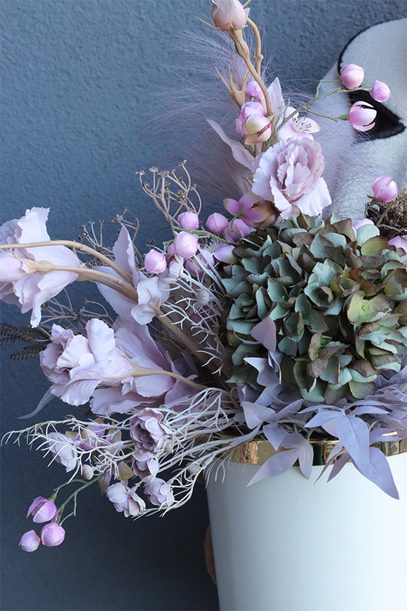  Jesień u Progu, jesienna kompozycja w naczyniu glamour