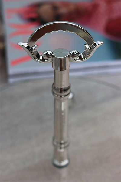 jednopiętrowa patera z posrebrzaną rączką, Pani Walewska, wym.37x30cm