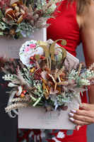 koperta / kompozycja flowerbox Nedia Jubileo, wym.29.5x30cm 