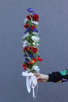 Mazowsze, palma wielkanocna z makami