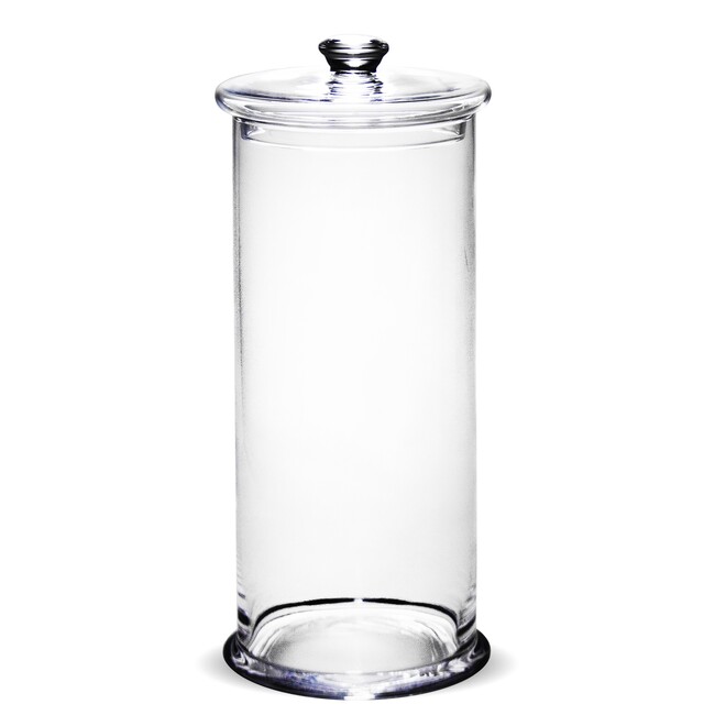 bombonierka / pojemnik szklany Carta New, wym.39.5x16.5cm