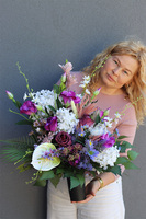 Tremente, bukiet nagrobny we wkładzie do wazonu