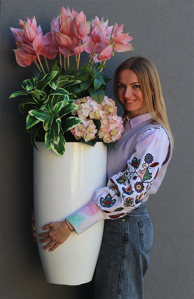 Medinilla Fiberglass, podłogowa dekoracja kwiatowa