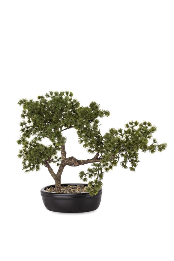 Bonsai, sztuczna roślina w doniczce