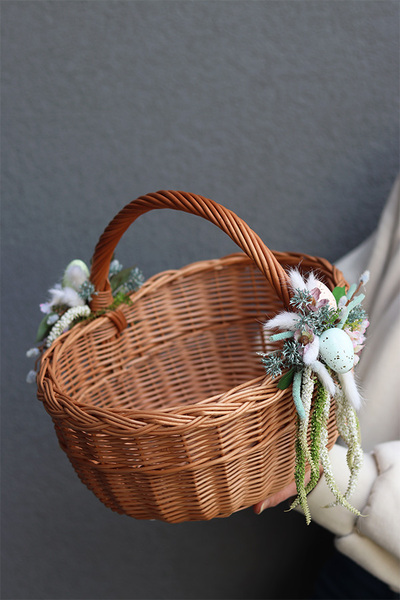 Periana, dwustronnie dekorowany koszyczek wielkanocny