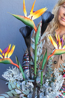 Angelo Garden Black Strelizia, komplet dekoracji nagrobnych