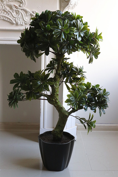 Bonsai, sztuczna roślina w doniczce