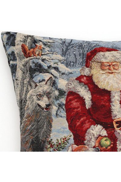 Mikołaj w Lesie, poszewka gobelinowa dwustronna