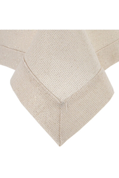 Alissa Flora, obrus ze złotą nicią, krem