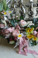 Zające na Łące, wielkanocny wianek dekoracyjny