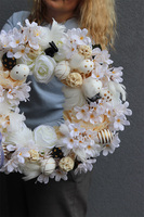 Bohdana, wielkanocny wianek na drzwi