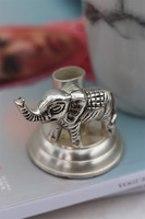 Elephant, posrebrzany pojemnik na wykałaczki