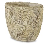 Monstera C, cementowa osłonka / donica, wym.23x26x17.5cm