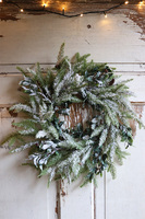 Powiało Mrozem, zimowy ośnieżony wianek