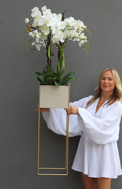 Duo Italiano, sztuczny storczyk na stojaku, wys.148cm 