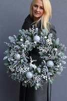 wianek świąteczny Srebrzysta Zima 2