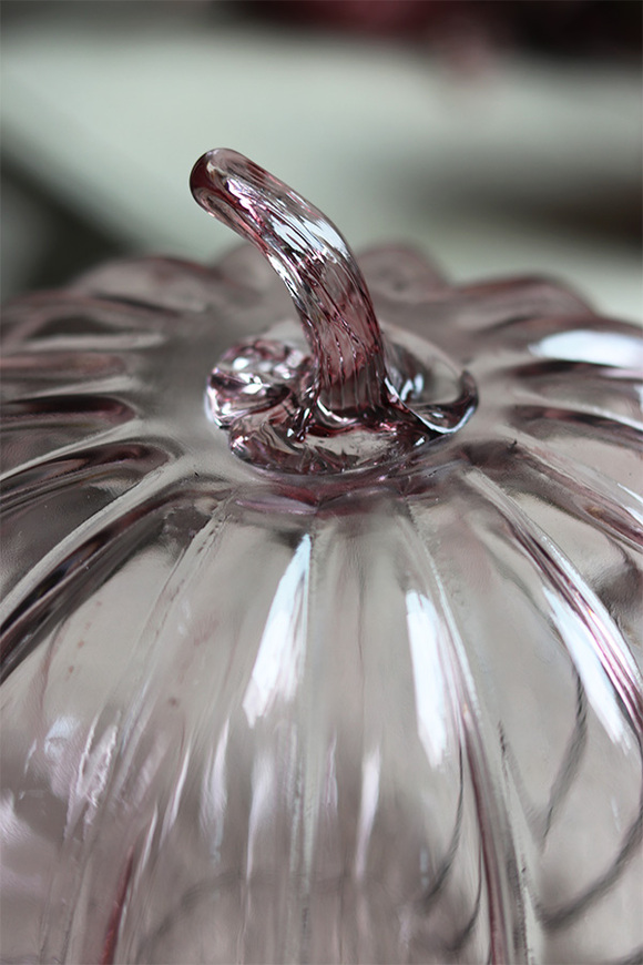Glass Pumpkin, dekoracyjna dynia szklana	