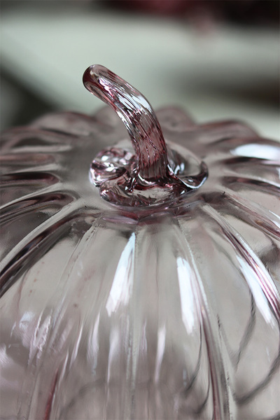 Glass Pumpkin, dekoracyjna dynia szklana	