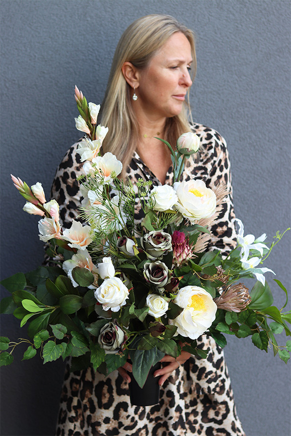 Glorietta, jesienny bukiet nagrobny we wkładzie