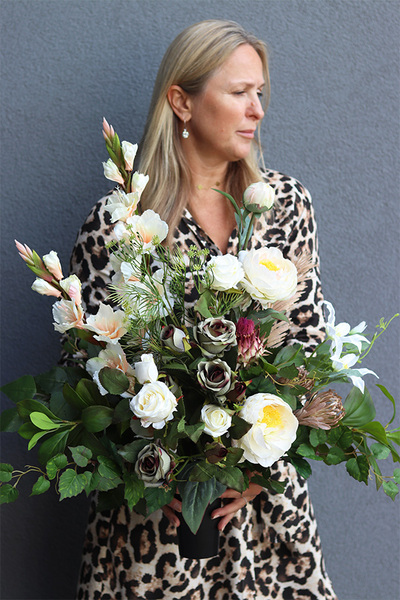 Glorietta, jesienny bukiet nagrobny we wkładzie