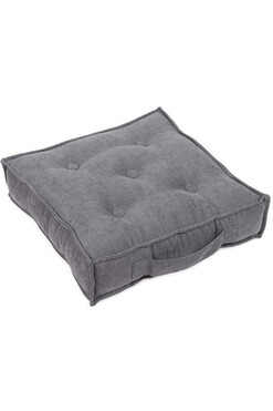 Party, poduszka do siedzenia siedzisko, grafitowa, wym.13x46x46cm