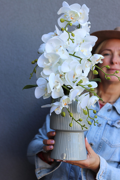 Kerre, wysokiej jakości sztuczny storczyk, wym.52cm 