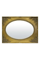 Palazzo Oval Gold lustro w złotej ramie