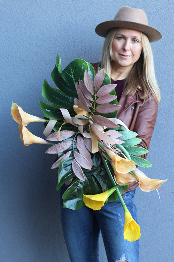 Kalle Gold, bukiet nagrobny kalie